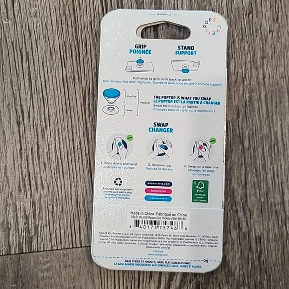 Disney Mickey Mouse PopSocket - Picture 2 of 2